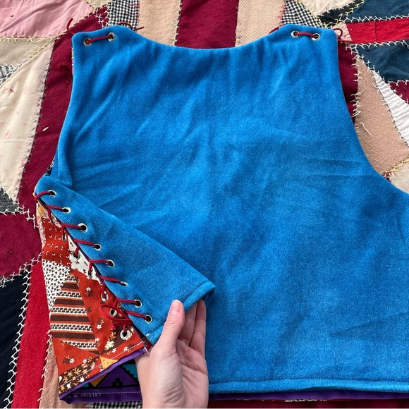 Handmade reversible western top - Picture 9 of 11